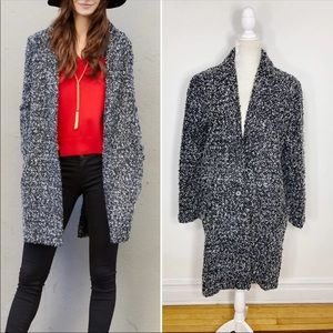 BB DAKOTA Douglas boucle wool one button coat